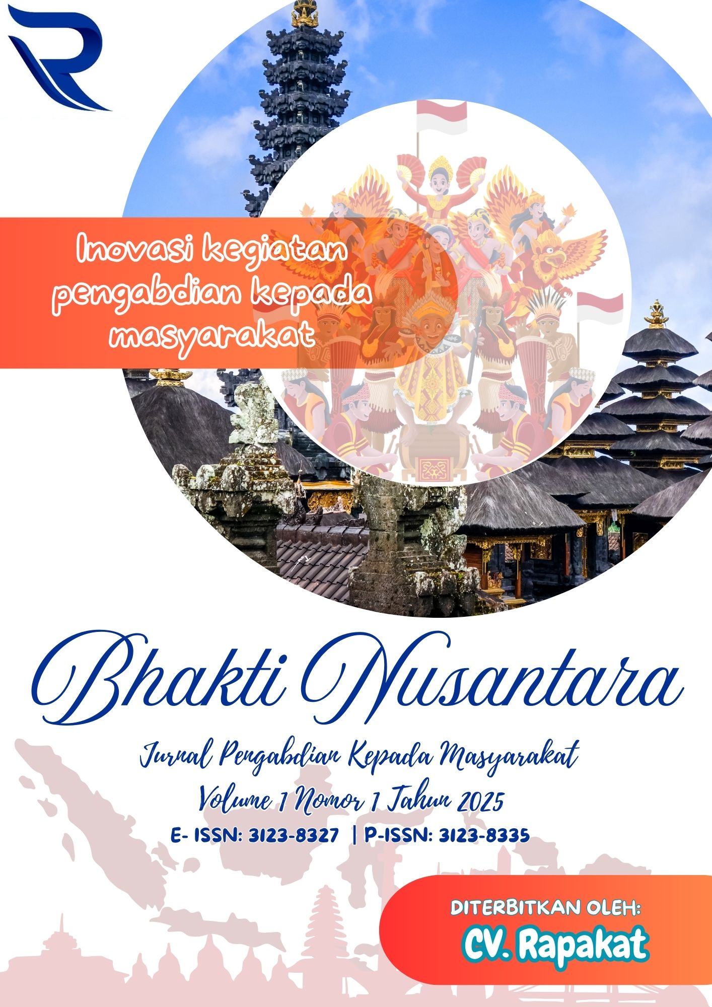 					View Vol. 1 No. 1 (2025): Bhakti Nusantara: Jurnal Pengabdian Kepada Masyarakat
				